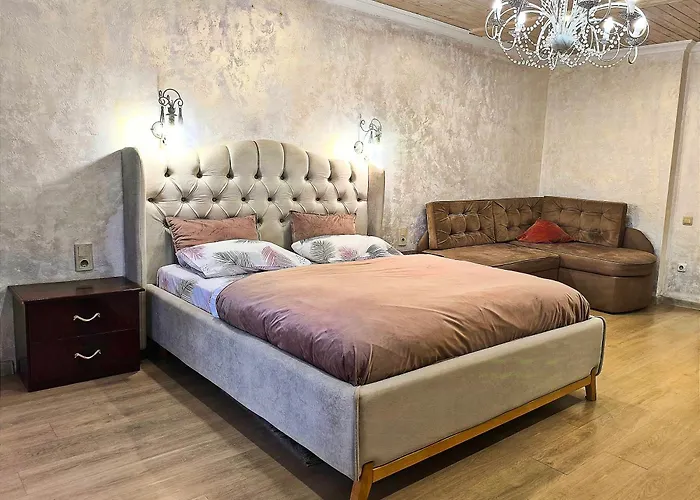 центр оперний театр однокімнатні з кухня-студія кондиціонер Apartamento Leópolis